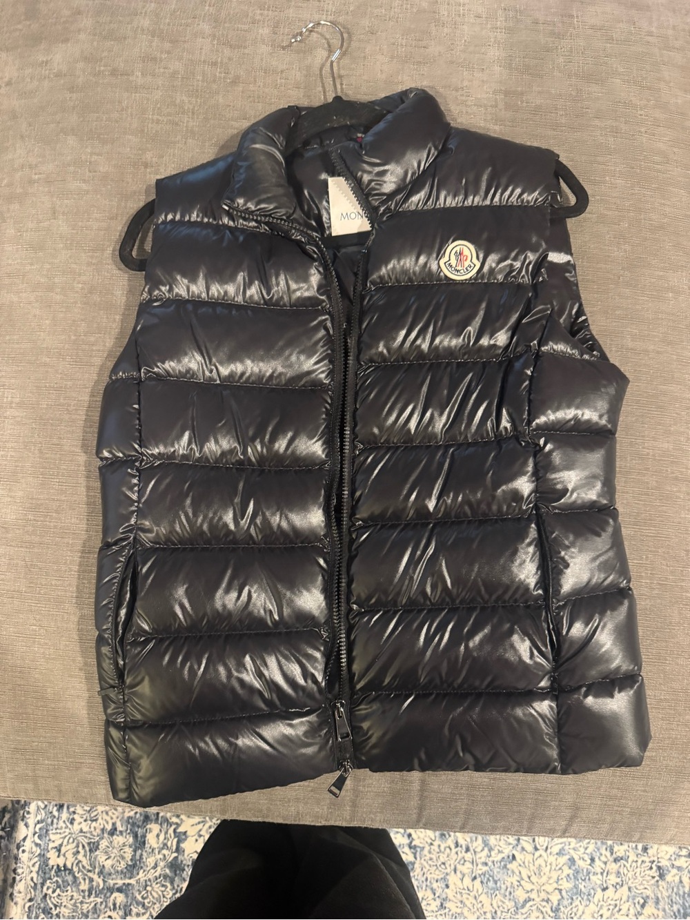 Moncler women’s Black Quilted Down Vest